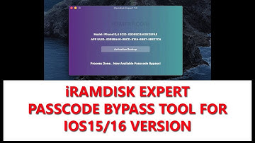 iOS15 iPhone Passcode Disable Bypass by iRamDisk Expert Tool