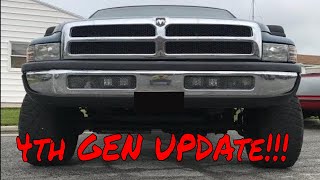 4th Gen bumper on 2nd Gen Dodge Ram