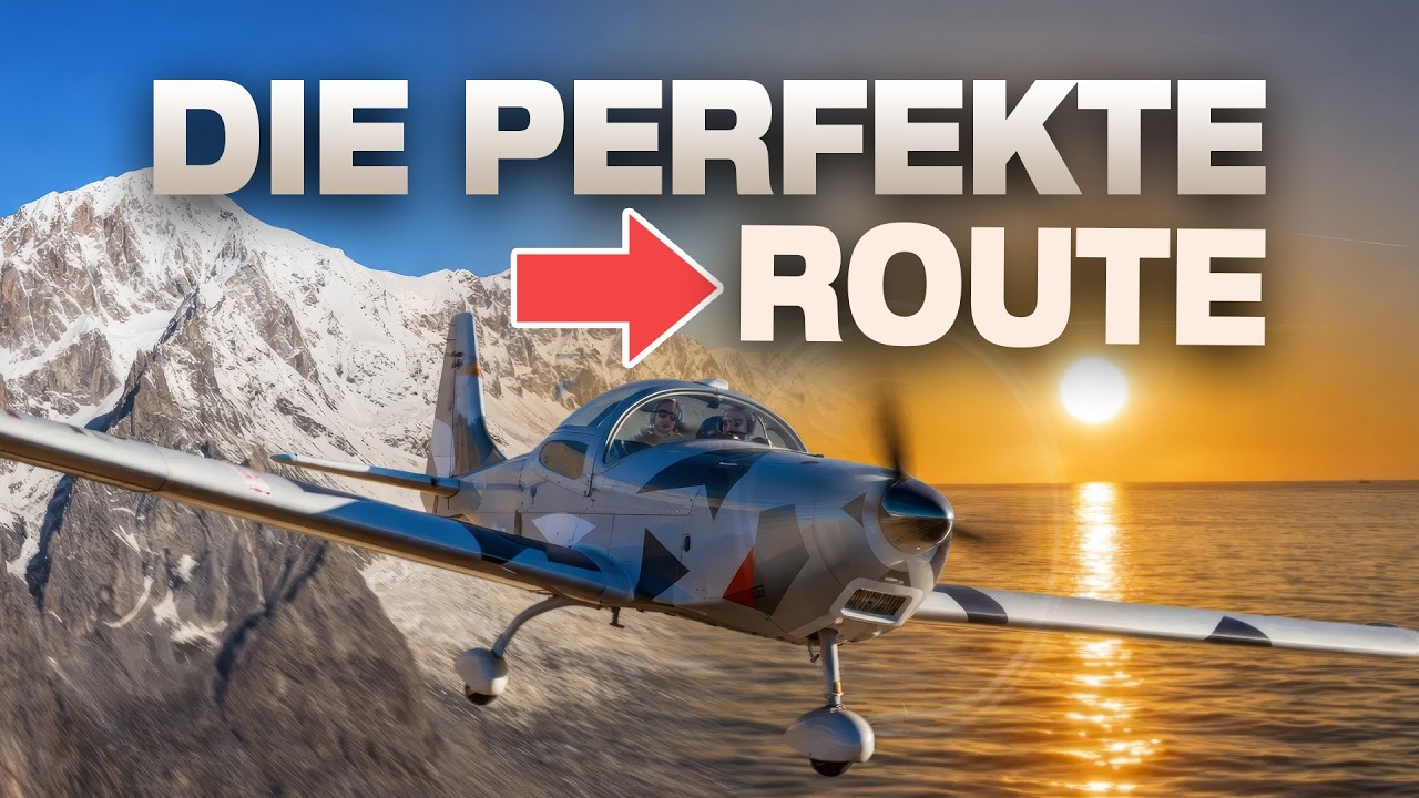 Die Route, die jeder Pilot einmal fliegen muss (Alpen Crossing)