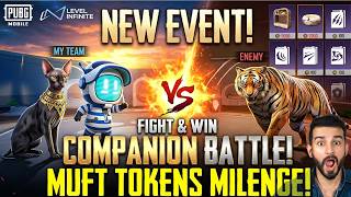 COMPANION BATTLE EVENT IN PUBG MOBILE! 😱 GET FREE TOKENS & REWARDS screenshot 1