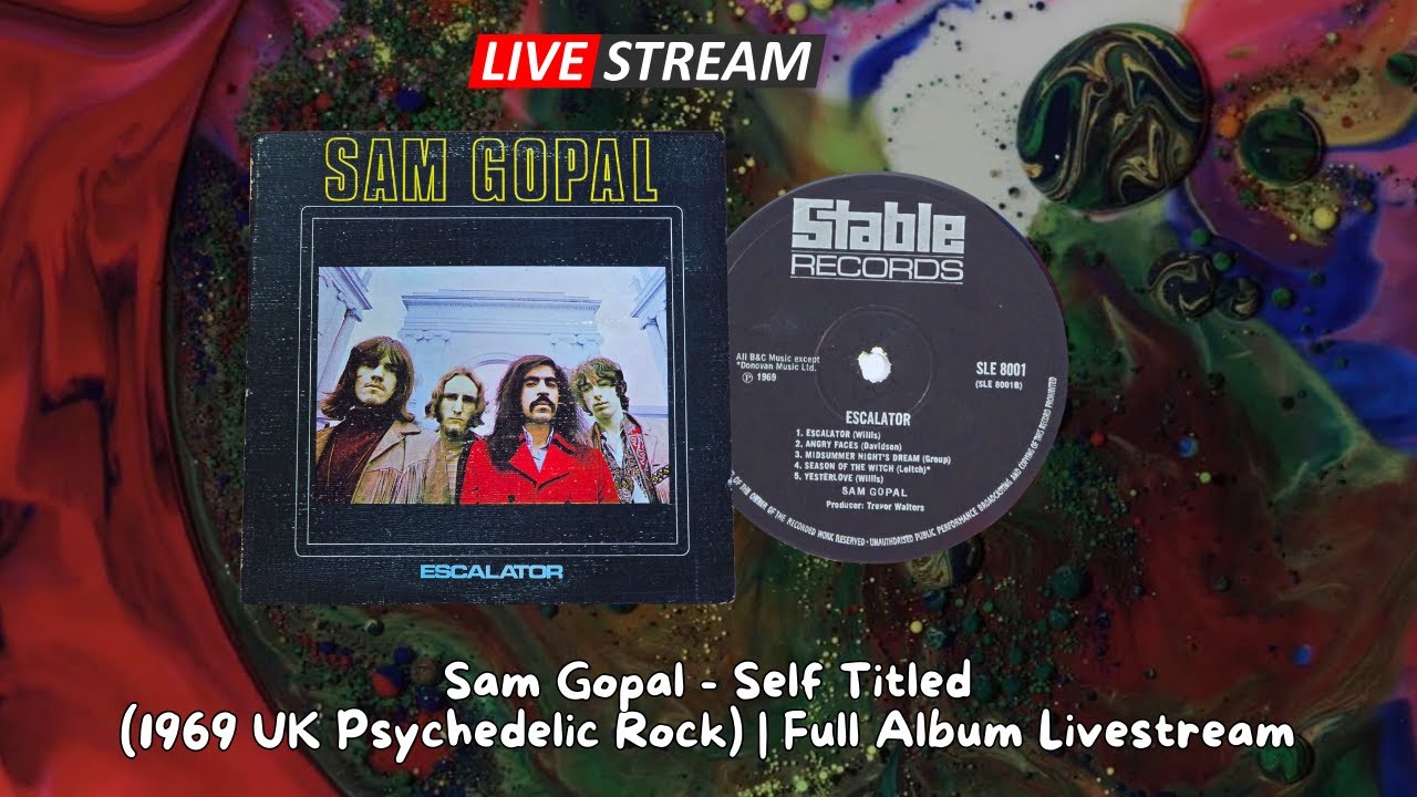 Live Psych: Sam Gopal - Escalator (1969 London, UK) | Psychedelic Rock / Underground Psych