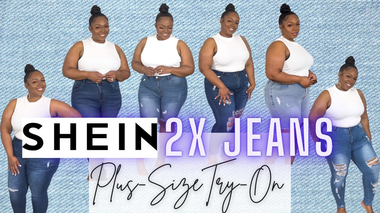 SHEIN Jeans Try On Haul Size 2X/ 16 