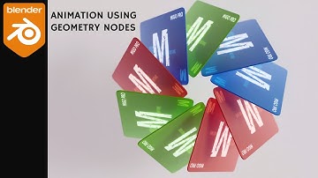 Animation in blender using geometry nodes - Tutorial