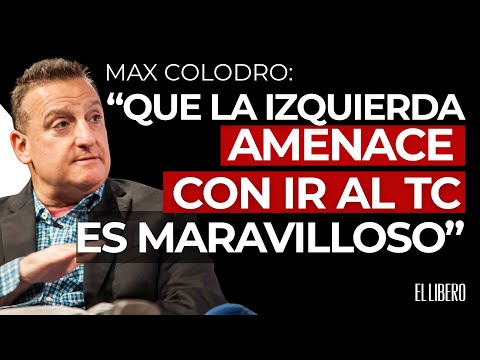 Max Colodro: “It’s wonderful that the left is threatening to go to the Constitutional Court”