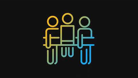 Animated support dark gradient icon