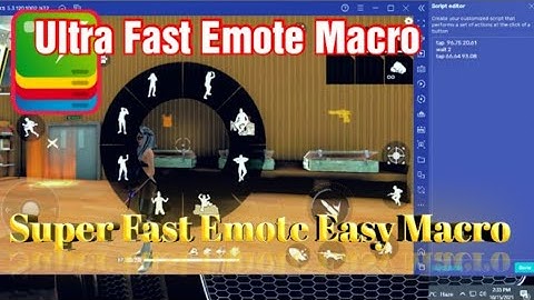 BLUESTACK 5 ULTRA FAST EMOTE IN GAME I HOW TO DO FAST EMOTE IN BLUESTACKS 5 I B2K FAST EMOTE TRICK