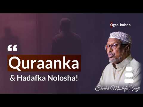 Hadafka Nolosha & waxa naloo abuuray! Muxaadaro QalbigaagaSaameynDoonta || Sheekh Mustafe Xaaji