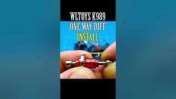 Upgrading for Precision & Control Wltoys K989 RC Drift Car Project EP12 One Way Diff Upgrade and Mod