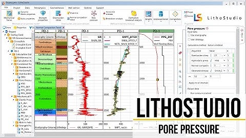 4-2 Calculation of Pore Pressure in LithoStudio