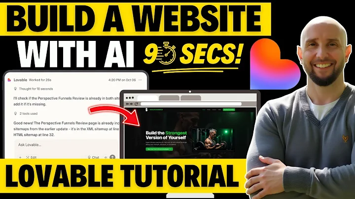 The Fastest Way To Build Your Own Website With AI In 2025 (Lovable Tutorial - NO CODE)