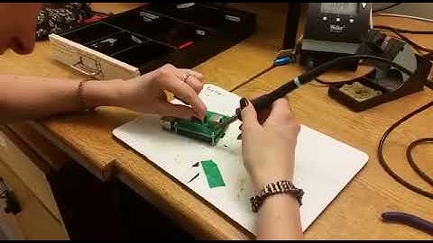 Soldering GPIO header Raspberry PI 3