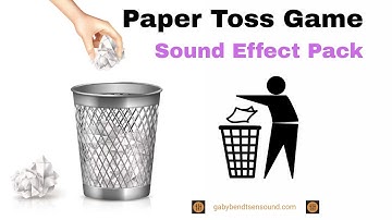 Paper Toss Game SFX Pack - Preview