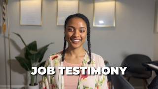 God gave me a job I wasn't qualified for - Job Testimony