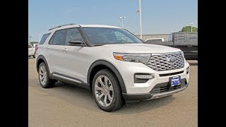 2020 Ford Explorer Platinum 4WD Review + Walk Around + I even sit in it This 2020 Ford Explorer Platinum Is Insane For A Non Luxury Brand