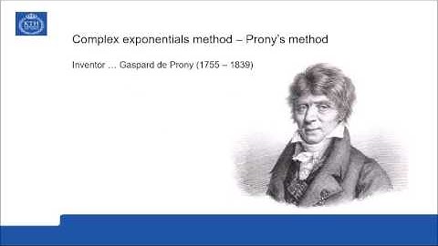 Presentation 21: Mode parameter estimation - Prony