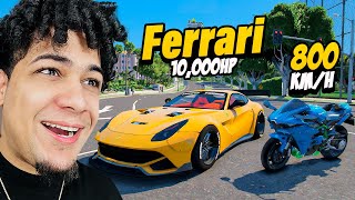 ROBAMOS un PROYECTO de 10,000HP a un Millonario 😰 Gta Rp