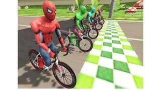 Learn Numbers - Color Offroad Cars for Kids in Spiderman Cartoon - Colors for Children to Learn