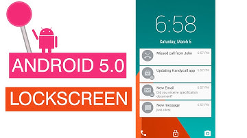 Android 5.0 lockscreen on android kitkat and below: change the lock screen of your Android phone