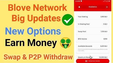 Blove Network Big Updates | B love Network Withdrawal Disabled Problem | Swap Update P2P withdraw