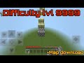Minecraft hardest Parkour in mobile//+Map download (Mcpe 1.20)