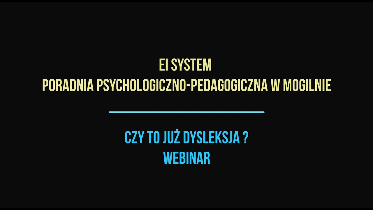 Czy to już dysleksja?