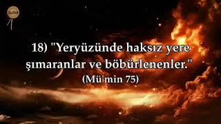 Cehenneme Girecek Olanlar Kimlerdir Kurandan Öğreniyoruz Elhamdüli̇llah..