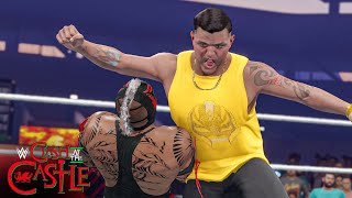 WWE 2K22 - Dominik betrays Rey Mysterio at Clash at the Castle 2022!