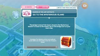 Cara menyelesaikan raiders of the artifacts | go to mystrious island
sims freeeplay