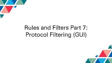 Cubro Packetmaster: Rules and Filters Part 7: Protocol Filtering (GUI)