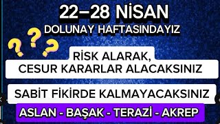 22-28 Ni̇san Haftalik Burç Yorumlari