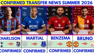 🚨LATEST CONFIRMED TRANSFER NEWS  AND RUMOURS TRANSFER NEWS  SUMMER 2026| Benzema to united🔥 Martial🚨
