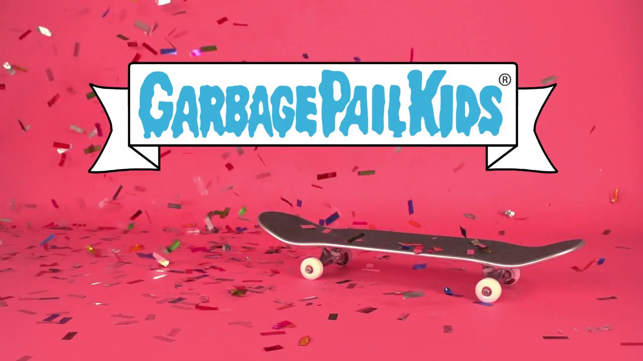 video Santa Cruz x Garbage Pail Kids Nuclear Glow Skateboard Deck