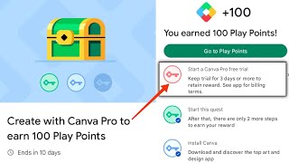 How to Complete Google Play Points Quest 2024 | Earn 100 Play Points