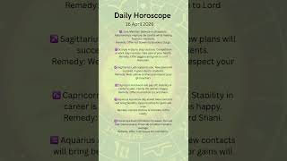✨ Daily Horoscope#dailyhoroscope #vedicaurapath #zodiacprediction #zodiac #viralshorts #t #trending