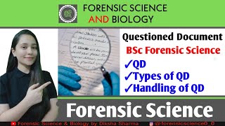 BSc Forensic Science || Questioned Document || Semester Classes