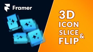 3D Icon Flip & Scroll Variant in Framer (& Free File)