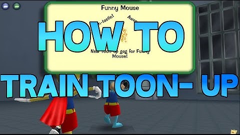 Toontown Rewritten How To Train Toon-Up! HD