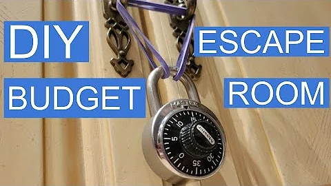 How to Make a Budget/DIY Escape Room!