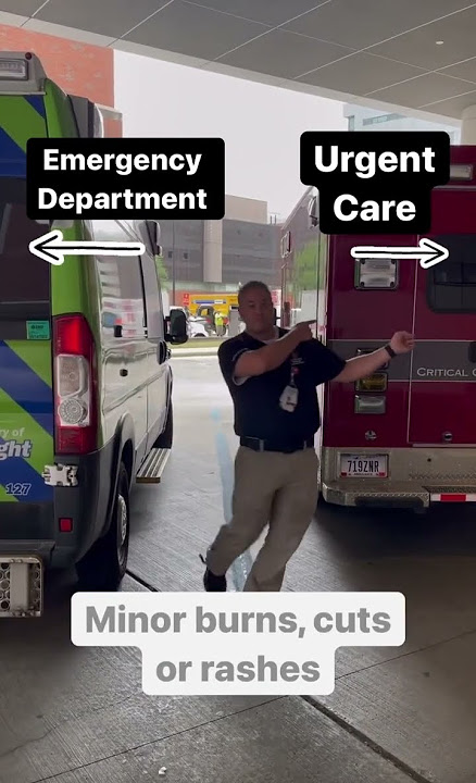 Should I go to the Emergency Room or Urgent Care?