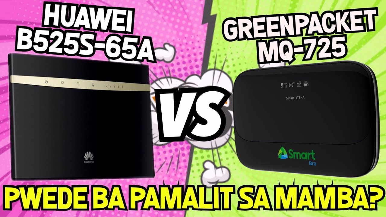 SMART LTE-A Pocket Wifi VS Huawei B525s-65a