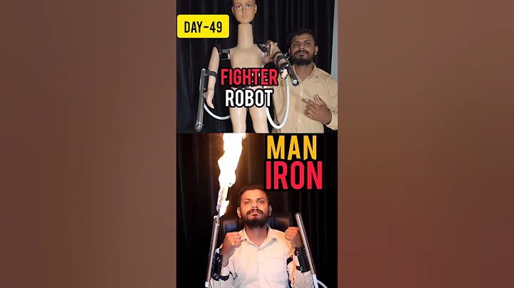 FIRE Fighter Robot, IRON MAN FIRE GADGET DAY-49 #shorts #trending #science #technology #experiment