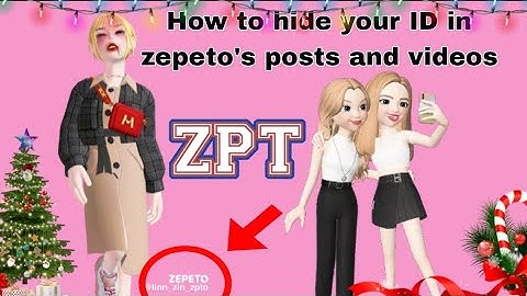 How to hide your ID in zepeto