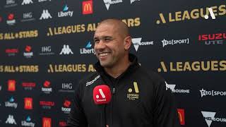 Patrick Kisnorbo's first interview as A-League All Stars Men coach