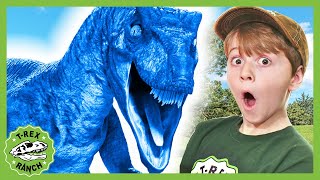 Invisible Dinosaur Cloak & Hologram | TRex Ranch, Dinosaur Videos for Kids!