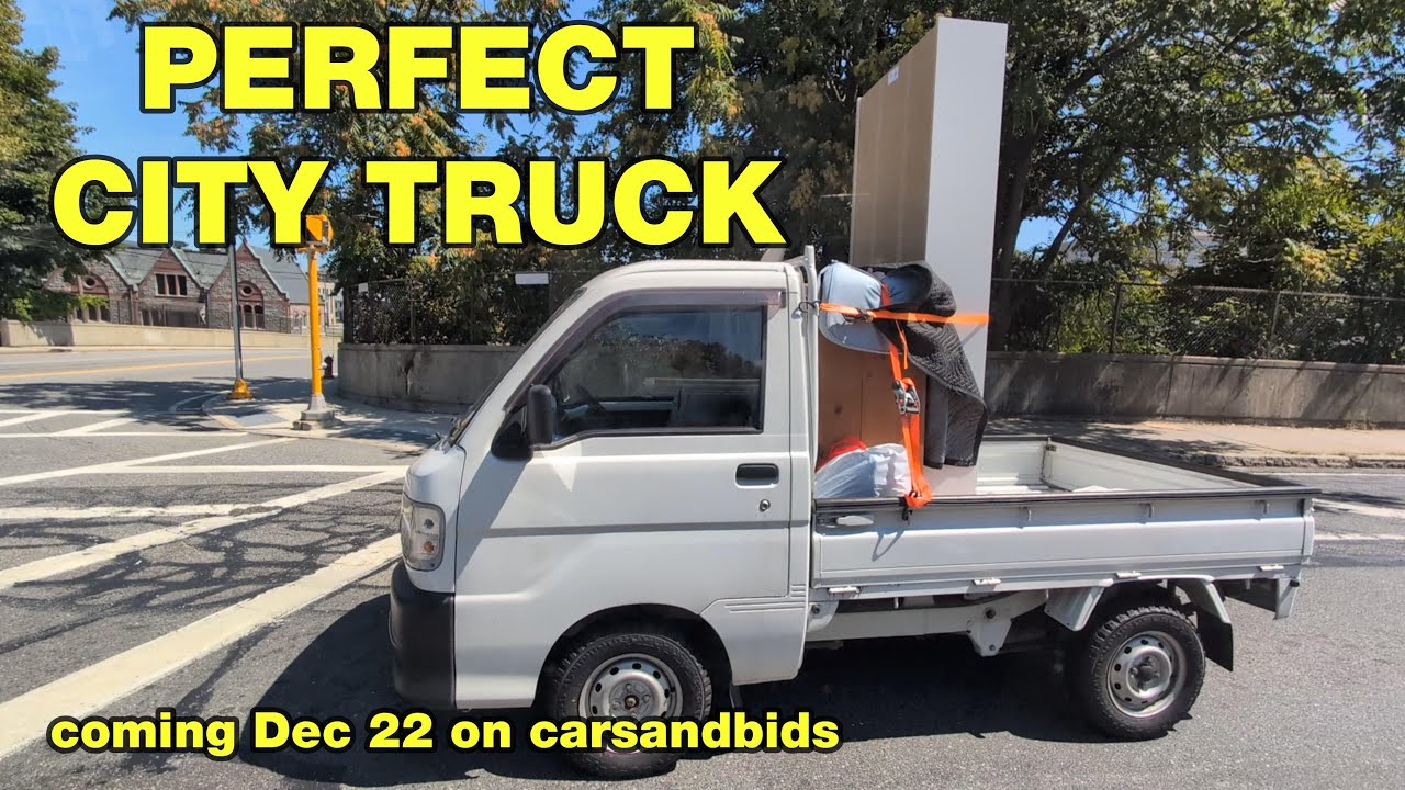 Малолитражный пикап Daihatsu Hijet Kei Truck — идеально подходит для города, и этот экземпляр ско...