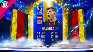 Best Card In The Game??? 95 Tots Havertz - Fifa 19 Ultimate Team Player Review