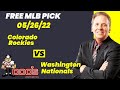 MLB Pick - Colorado Rockies vs Washington Nationals Prediction, 5/26/22 Free Best Bets & Odds