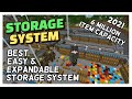 BEST Automatic Storage System | Minecraft Java & Bedrock | 2021 | [XBOX, PS5, PE, BEDROCK, JAVA]