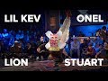 Lil kev vs stuart vs lion vs onel  selection  red bull bc one 2017 powermove  trick battle