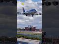 Lufthansa boeing 7478 landing at los angeles int airportshorts fyp boeing747 aircraft la